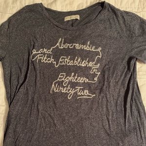Abercrombie and Fitch Blue Shirt Women's Medium